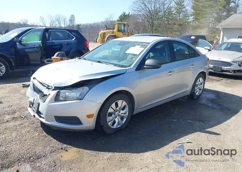 2013 Chevrolet Cruze Ls Auto из США, поврежденный, VIN 1G1PA5SH6D7171949